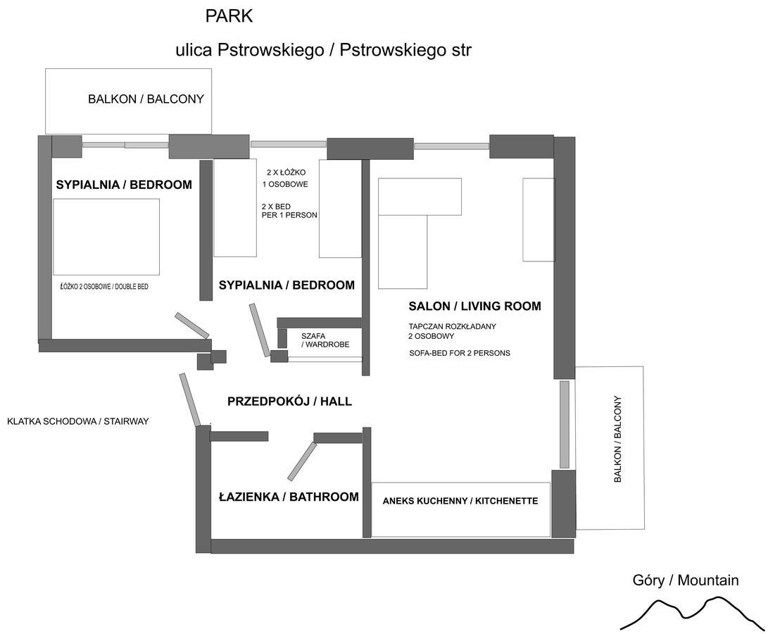 Apartament Cristal ชกลาร์สกา ปอเรมบา ภายนอก รูปภาพ
